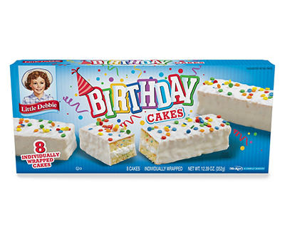 Birthday Cakes, 8-Count 