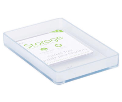 Kenney� Storage Made Simple Countertop Trinket and Jewelry Tray, Clear,