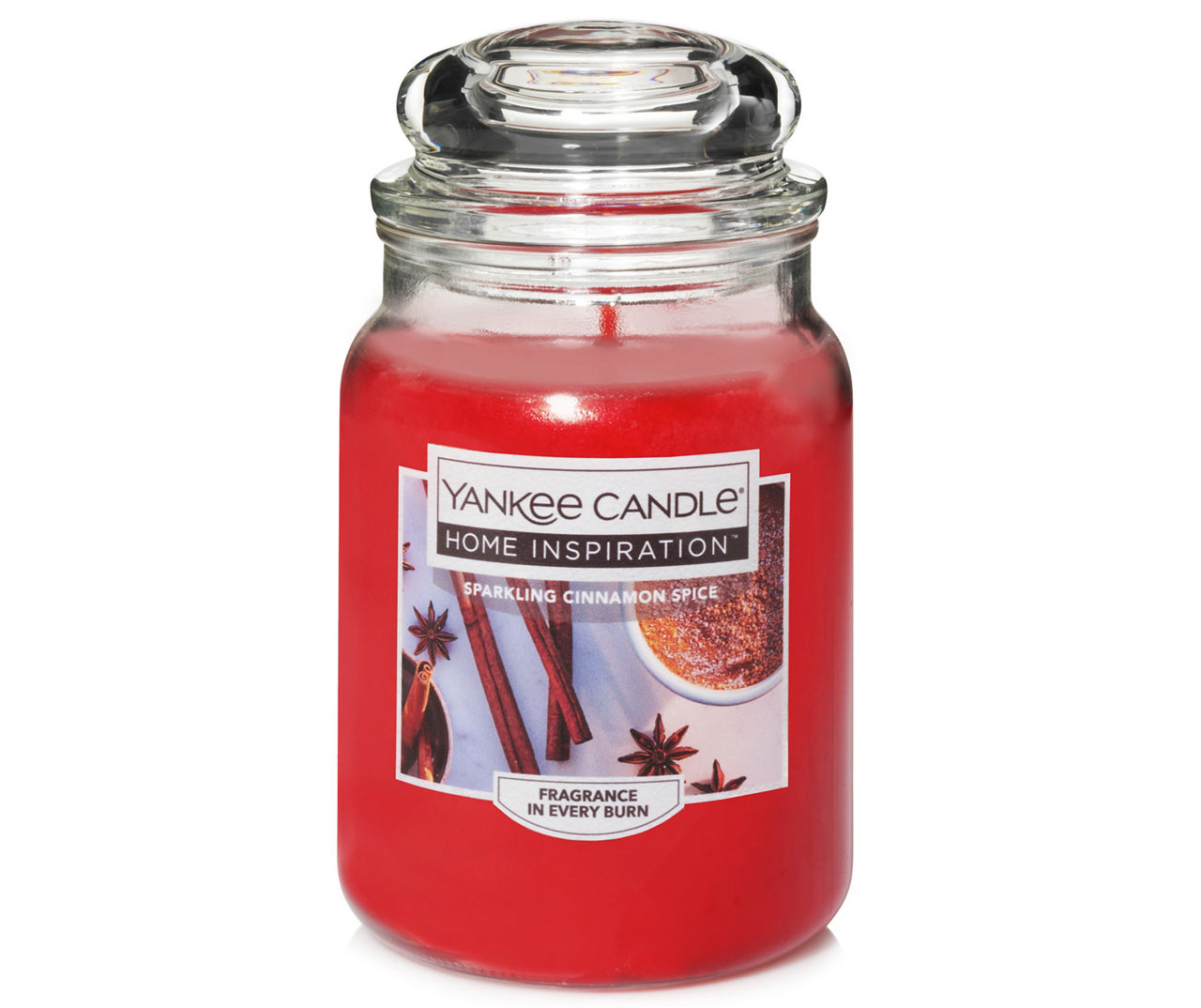 Yankee Candle Sparkling Cinnamon Spice Jar Candle, 19 Oz.