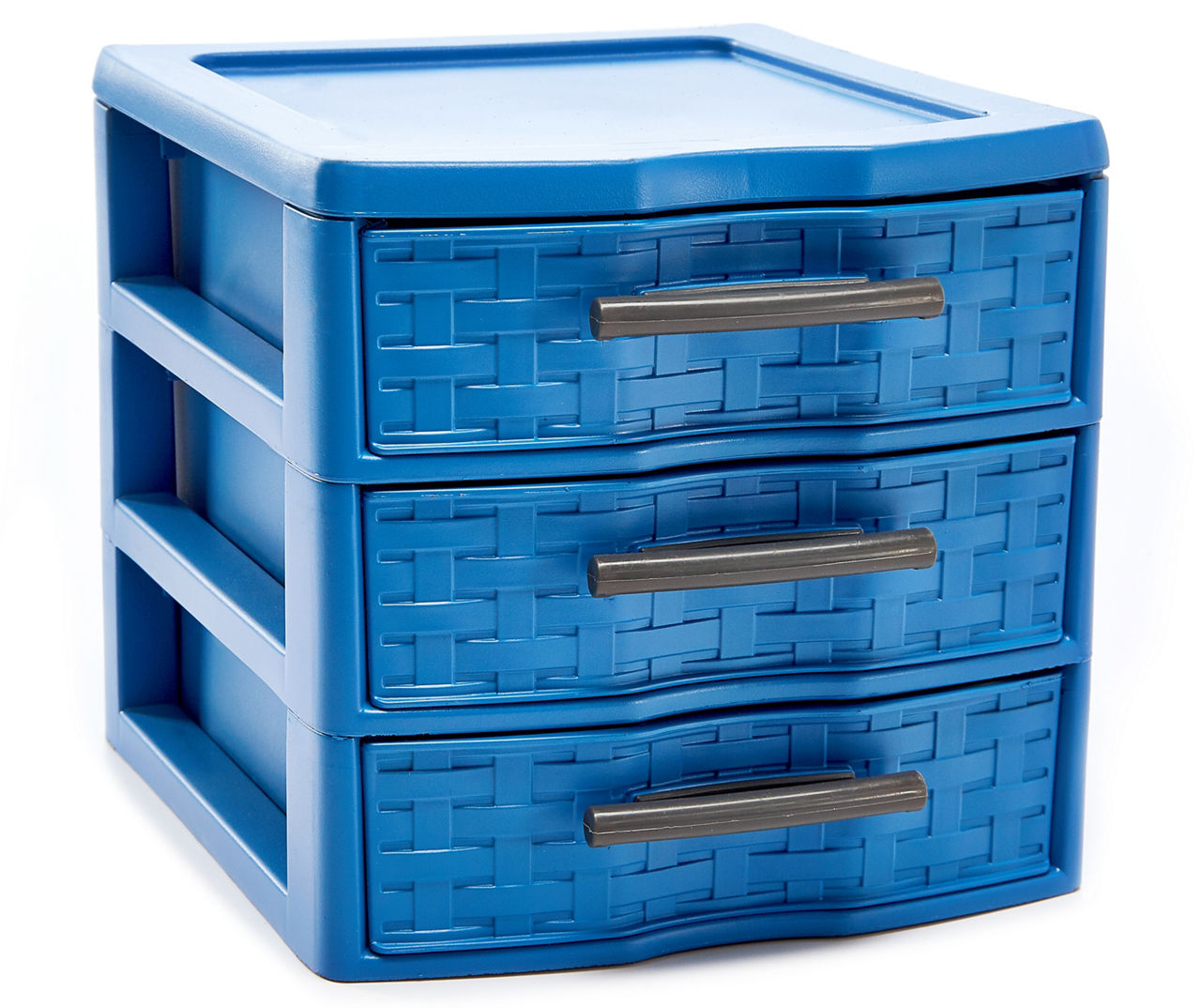 Sterilite Blue Mini 3-Drawer Desktop Organizer