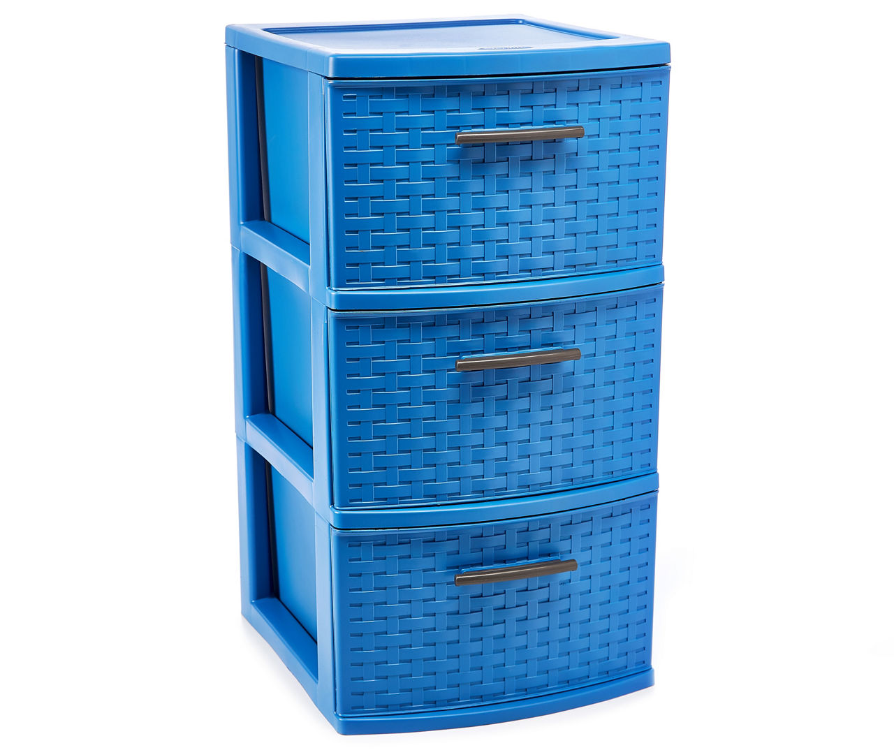 Sterilite 3 Drawer Storage Cabinet Weave Tower Plastic Storage