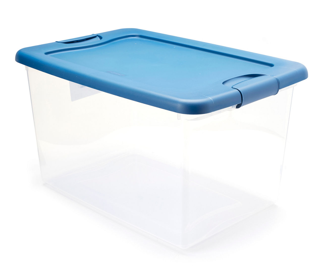 Sterilite 64 qt. Latching Box Plastic, Blue Tint