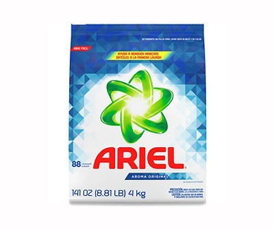 Ariel Laundry Detergent Powder, Original, 88 Loads 141 oz oz