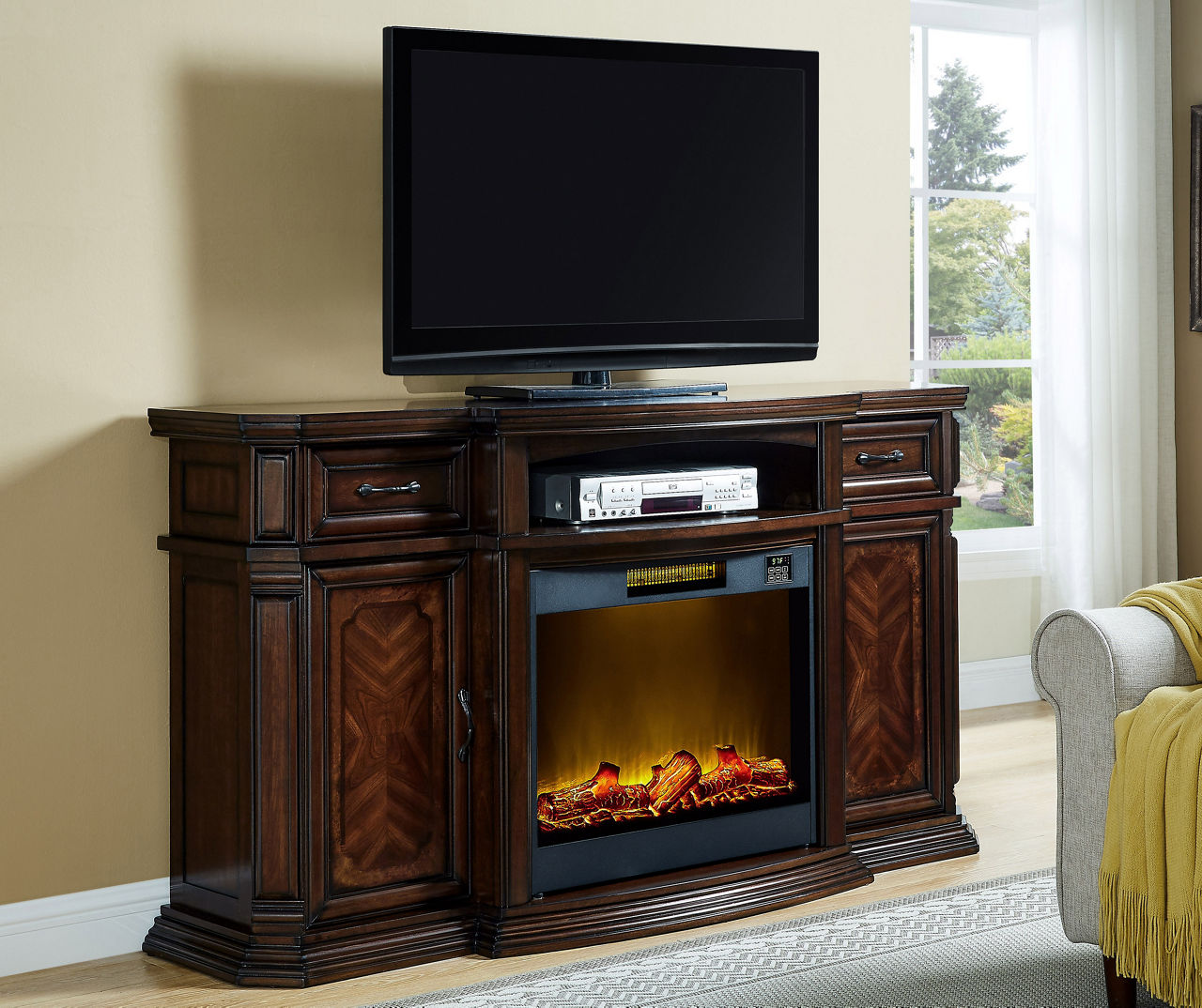 Electric fireplaces for sale deals at big lots