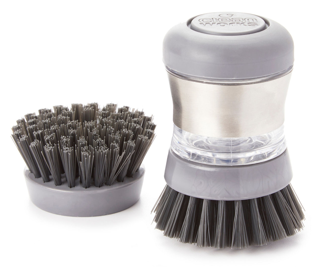 Metal Dish Brush and Replacement Head