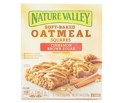 NATURE VALLEY CINN OATMEAL SQUARES 6CT