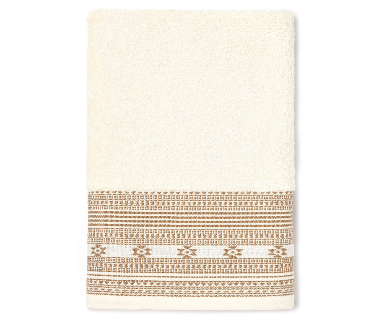 Living Colors Folk Ivory Bath Towel Big Lots