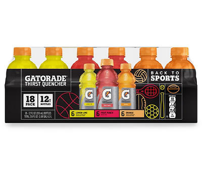 Gatorade Thirst Quencher Variety Pack (18 - 12 Fl Oz) 216 Fluid Ounce 18 Pack Plastic Bottles