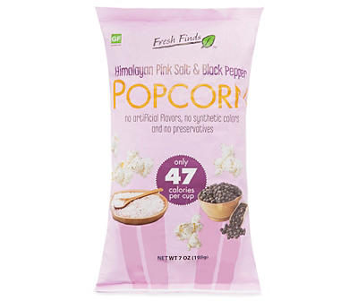 Himalayan Pink Salt & Black Pepper Popcorn, 7 Oz.
