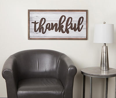 "Thankful" 3D Canvas Wall Art
