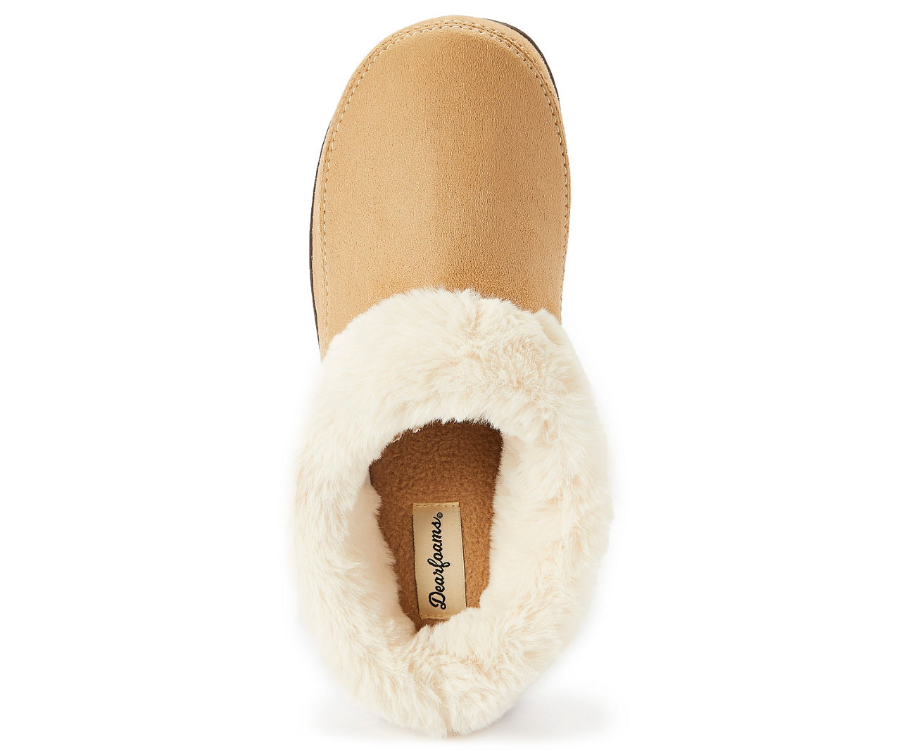 Women s Clog Slippers with Faux Fur Cuff Big Lots