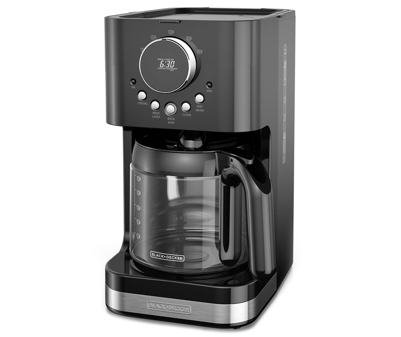 BLACK+DECKER 12-Cup Black Residential Drip Coffee Maker in the Coffee  Makers department at