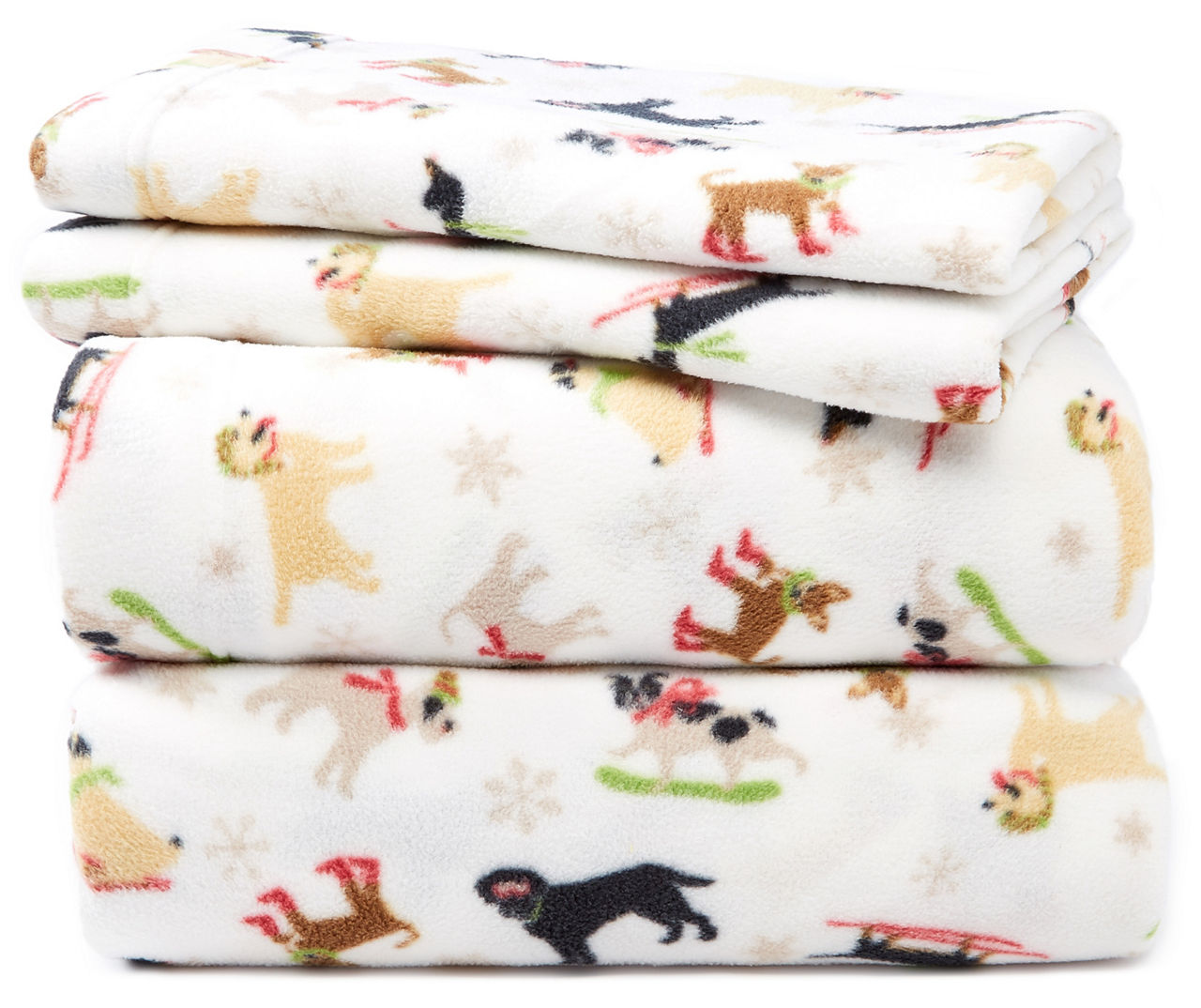 Living Colors Living Colors Dogs Fleece Sheet Sets Big Lots