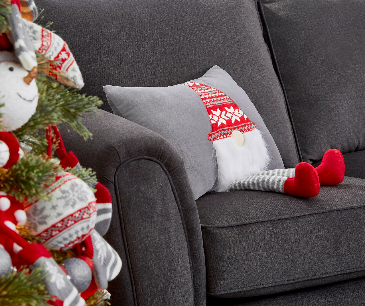 Christmas Gnomes Throw Pillows Couch Bed Sofa Lumbar Pillow Indoor Outdoor  20 x 14, 20 x 14 - Dillons Food Stores