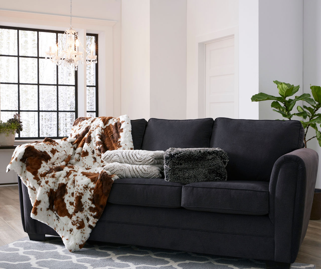 Living Colors Living Colors Faux Fur Luxe Throws Big Lots