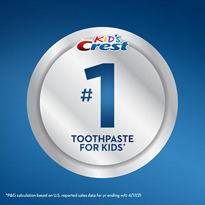 Crest Kids Cavity Protection Toothpaste, Sparkle Fun Flavor, 4.6 oz 5 Pack, For Ages 3+