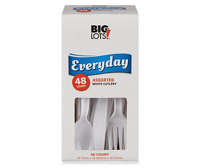 Assorted Cutlery, 48 Count