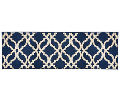 Living Colors Navy Blue Alexa Accent Rugs