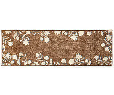 Living Colors Hamisi Floral Chocolate & White Accent Rugs