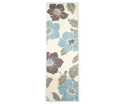 Living Colors Valyn Flowers Linen Accent Rugs