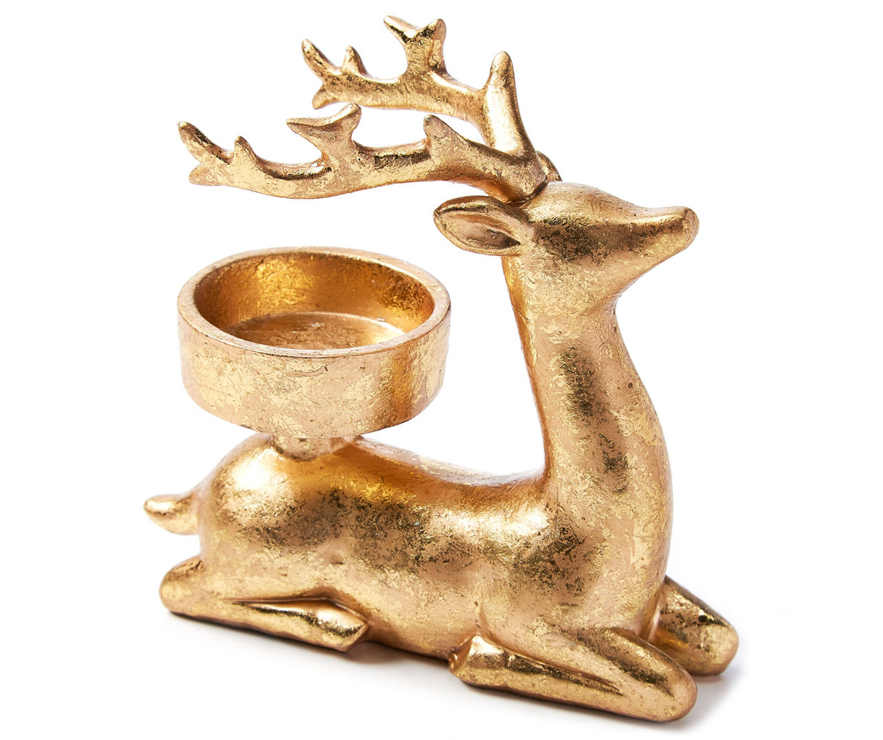 Gold Sitting Deer Tealight Candle Holder Big Lots