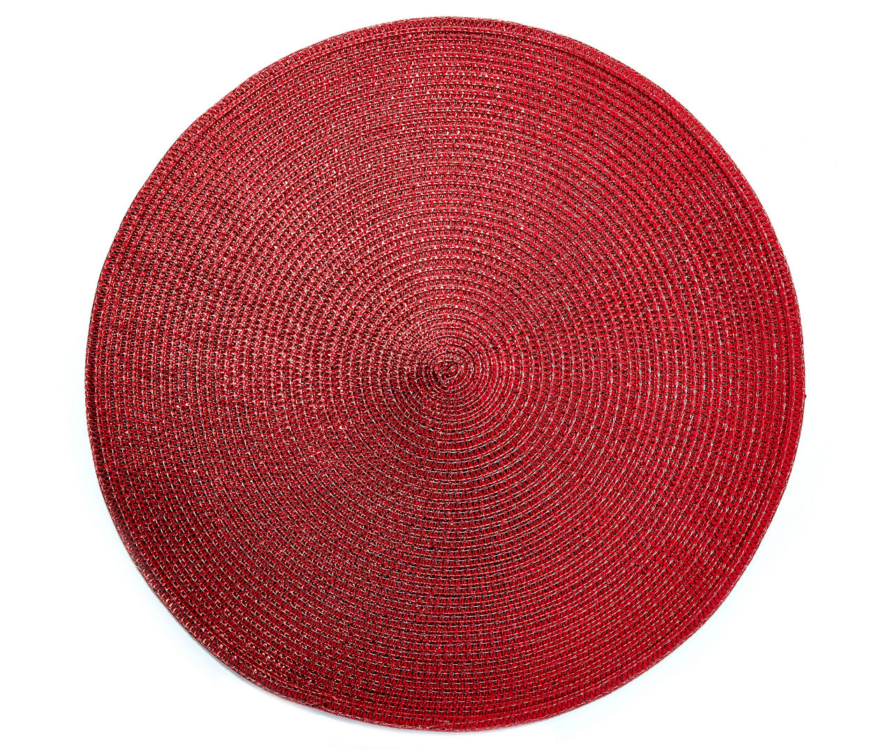 Red Metallic Round Placemat Big Lots