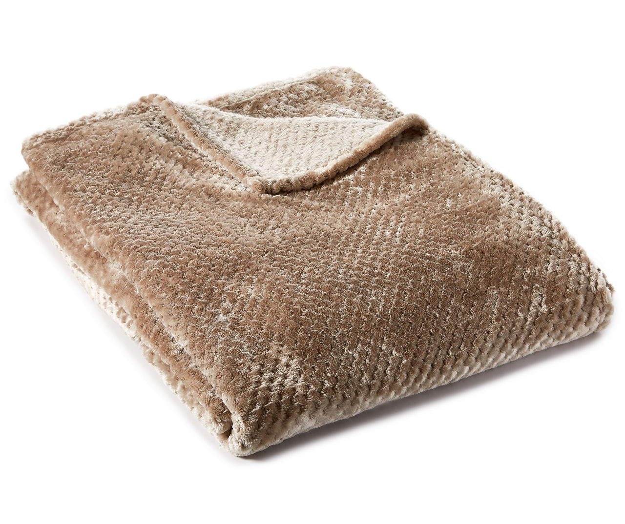 Aprima Aprima Tan Velvet Blankets Big Lots