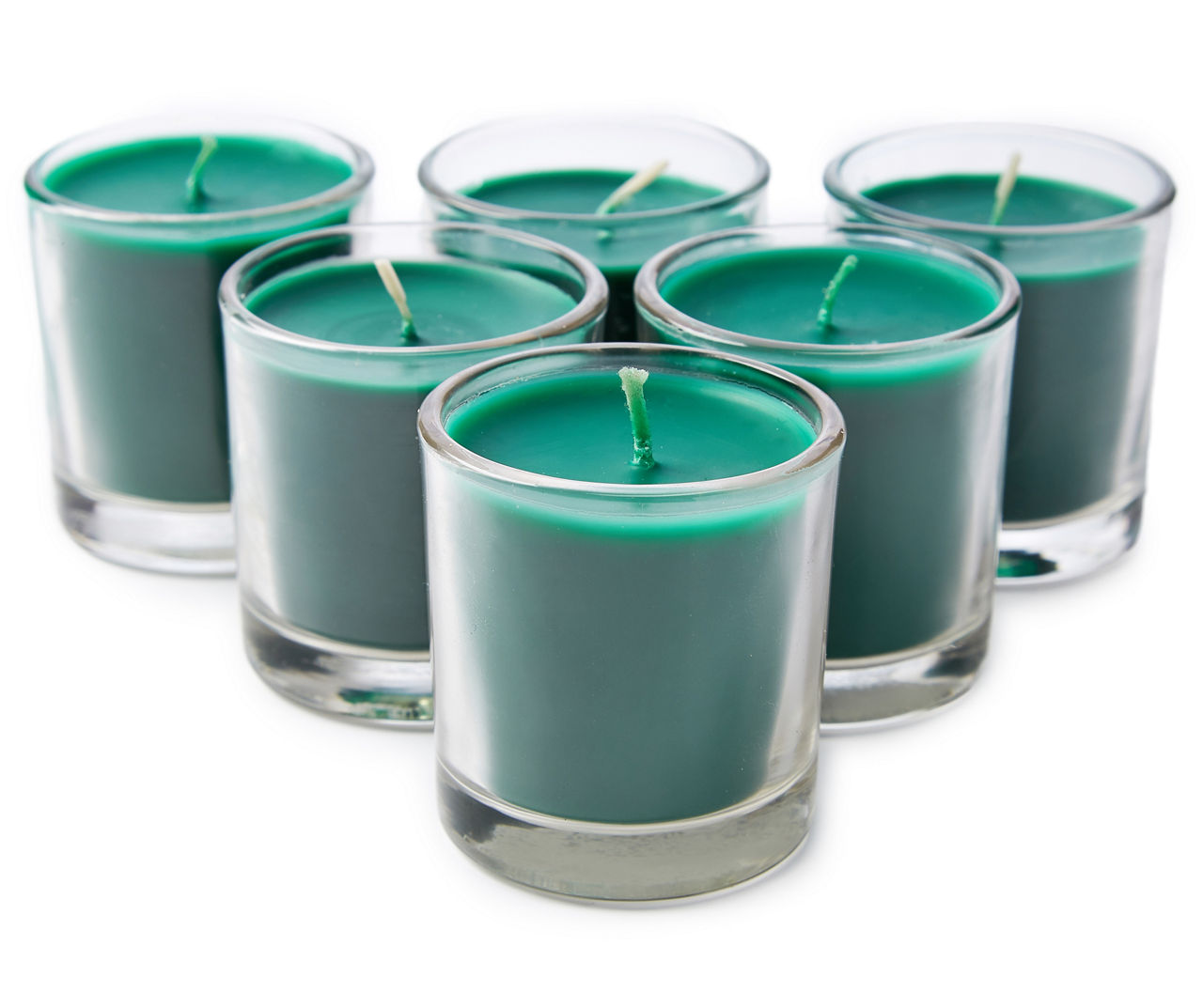 Green Pine Votive Candles, 6Pack Big Lots