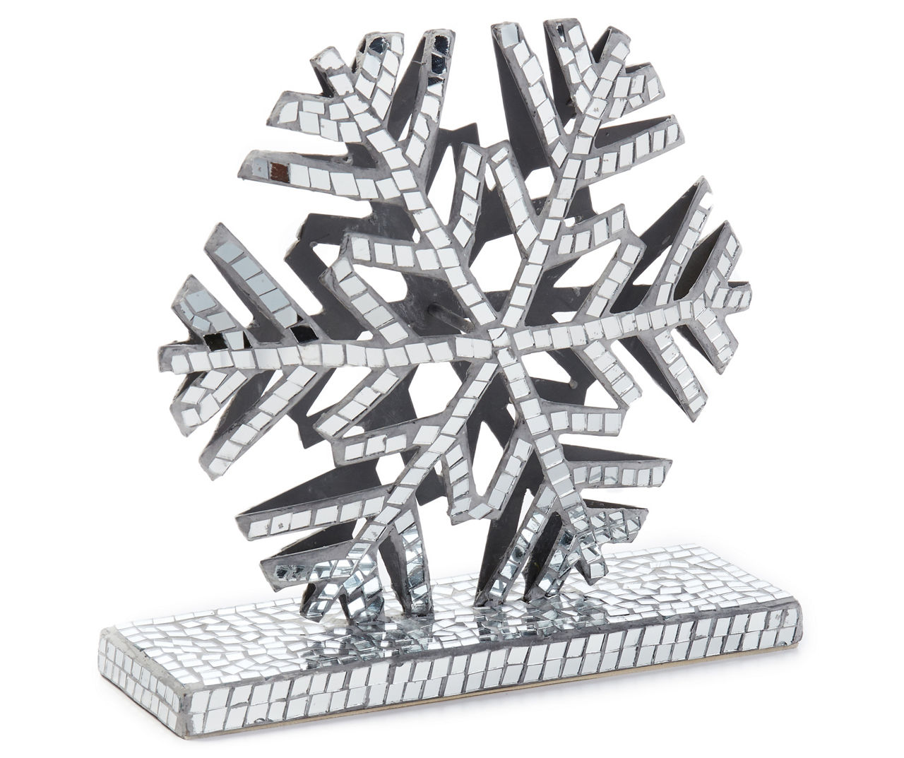 Winter Wonder Lane Mosaic Mirror Snowflake | Big Lots