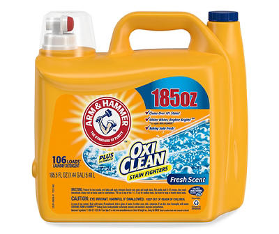 Arm & Hammer Oxi Clean Stain Fighters Fresh Scent Laundry Detergent 185.5 fl. oz. Jug