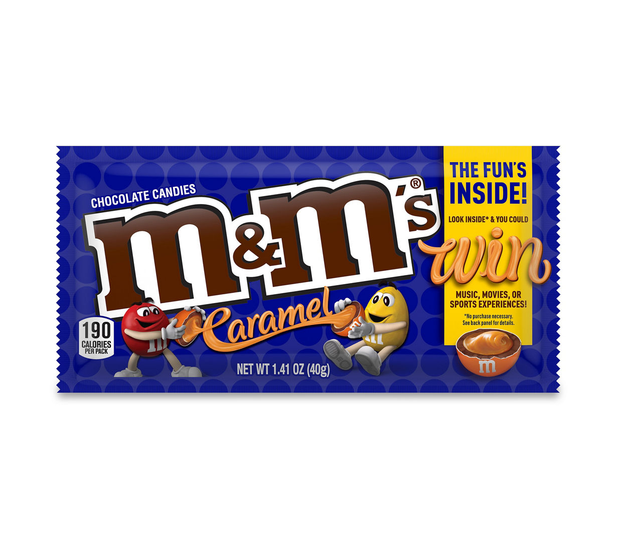 M&M'S White Chocolate Singles Size Candy, 1.41 Oz. Pouch, 24 Ct. Box 