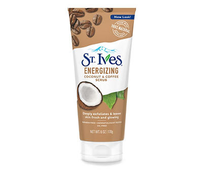 St. Ives Rise & Energize Coconut & Coffee Face Scrub 6 oz