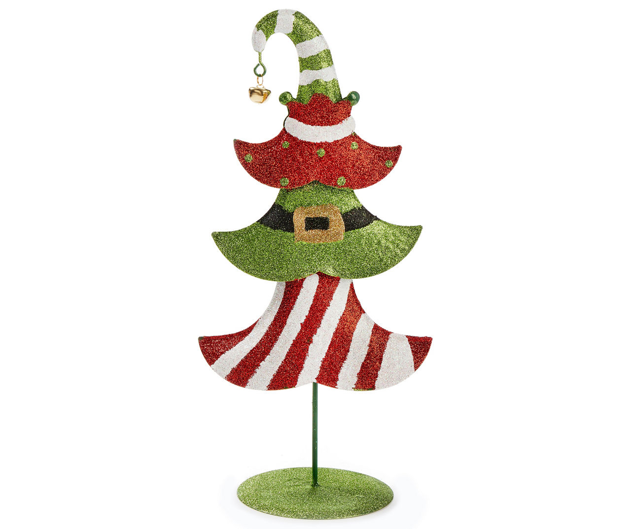 Tiered Elf Tree Tabletop Decor