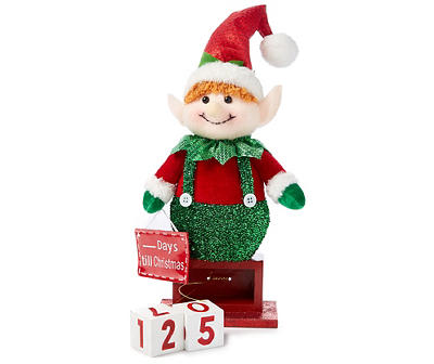 Elf Christmas Countdown Tabletop Decor