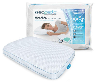 Dual Cool Gel Memory Foam Pillow