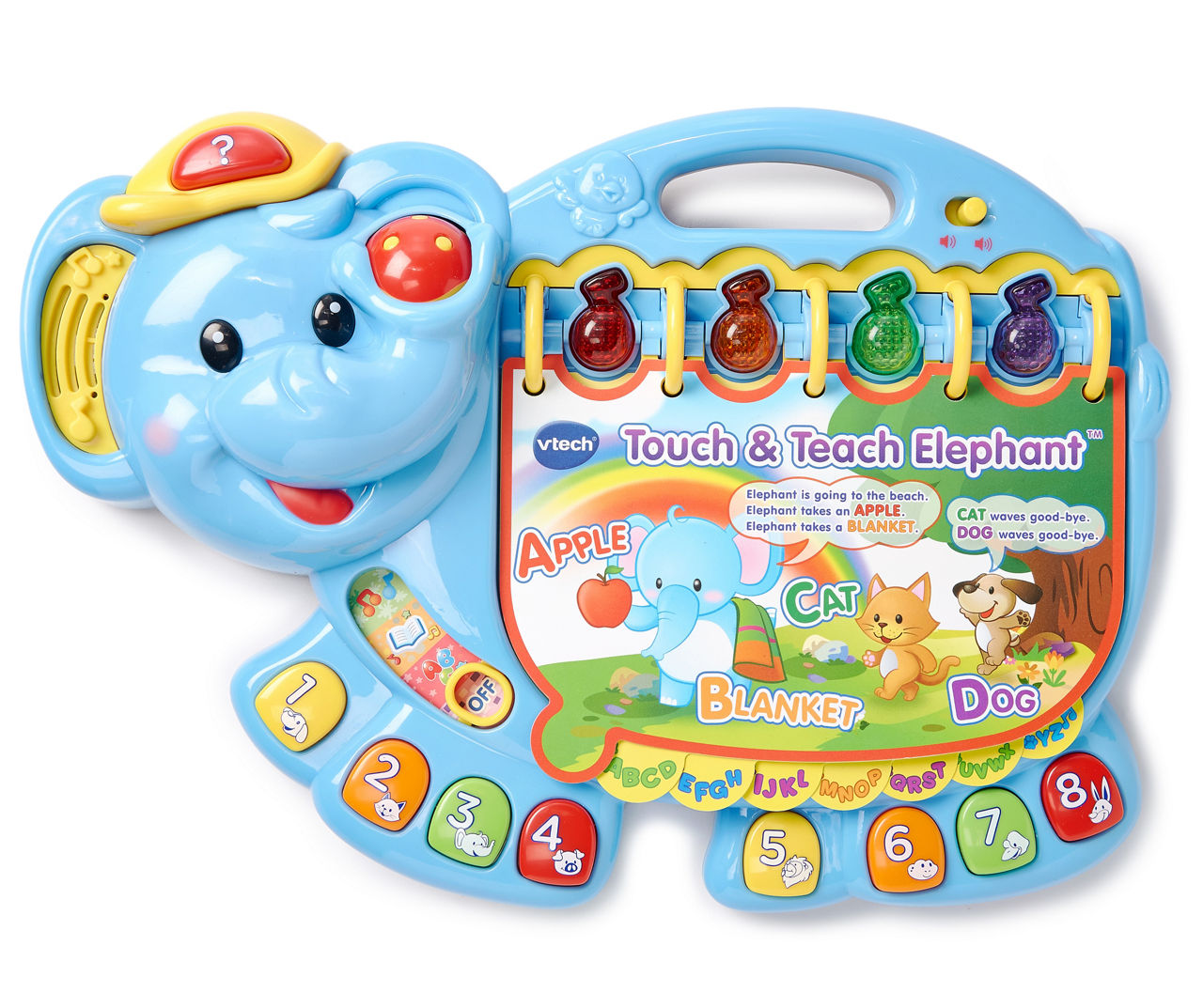 Details about   VTech Touch And Teach Elephant Book Kids Electronic Learning Toy Gift 