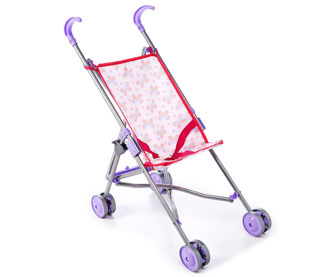 Play Zone Purple Butterfly Baby Doll Stroller Big Lots