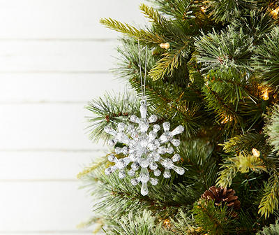 Gem Snowflake 3-Piece Ornament Set