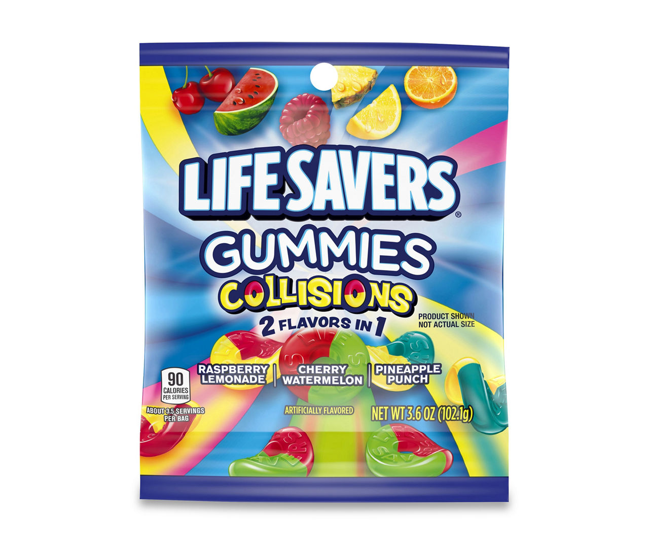 Lifesavers LIFE SAVERS Collisions Gummy Candy, 3.22 oz Bag | Big Lots