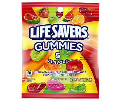 5-Flavor Gummies, 3.6 Oz.