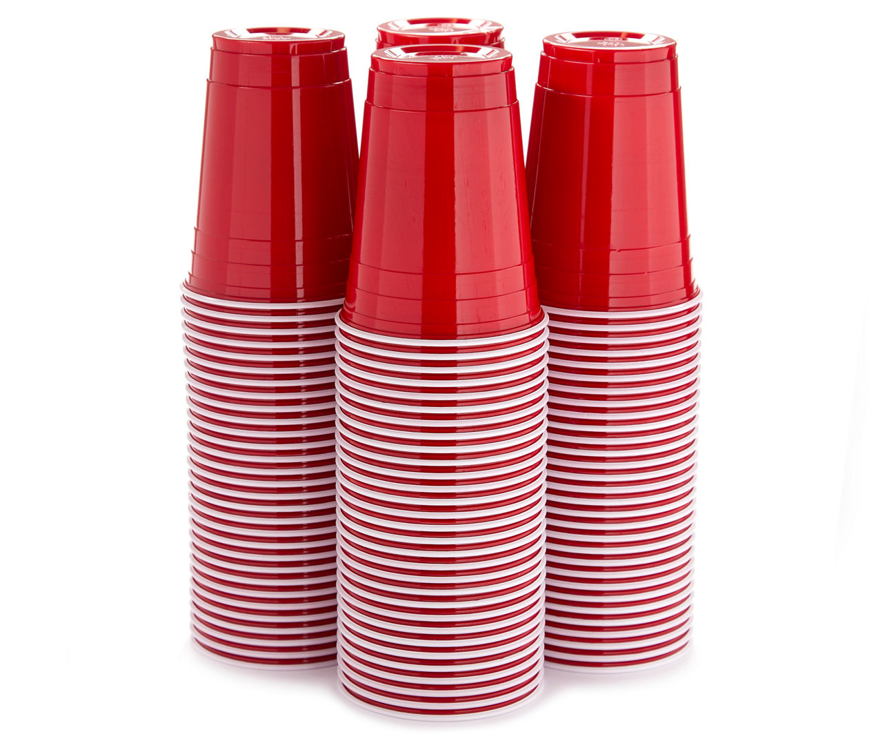 Big Lots Red Plastic 18 Oz. Everyday Party Cups, 120-Count
