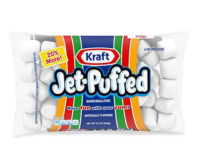 Jet-Puffed Marshmallows, 12 oz Bag