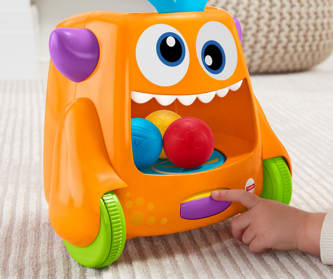 Fisher price cheap zoom crawl monster