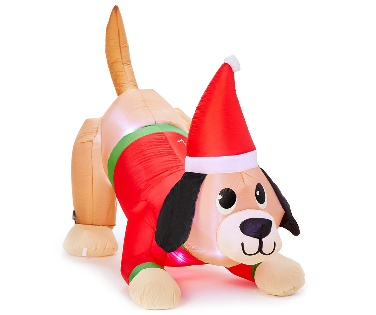 Airblown Inflatable Playful Christmas Puppy, (54