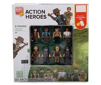 Action Heroes 8-Piece Figure Set