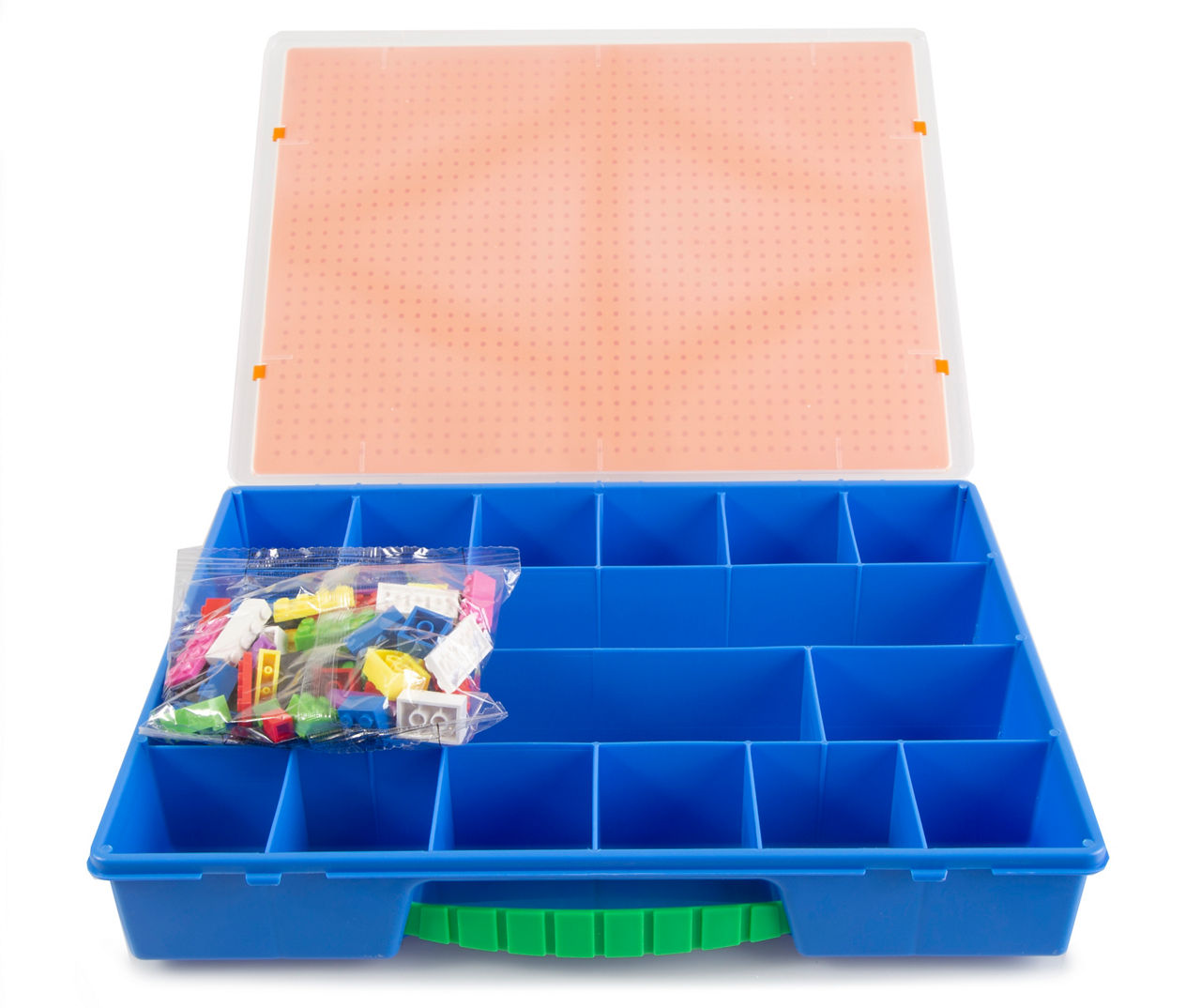 Toys R Us Build and Go Storage Case with Drawer and Handle for Building  Blocks