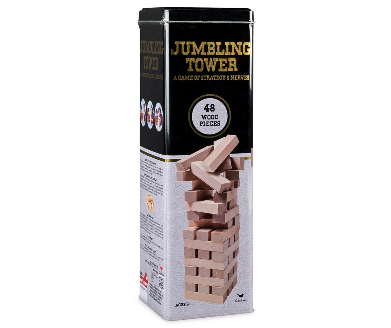 Cardinal Jumbling Tower Game, 48Pieces Big Lots