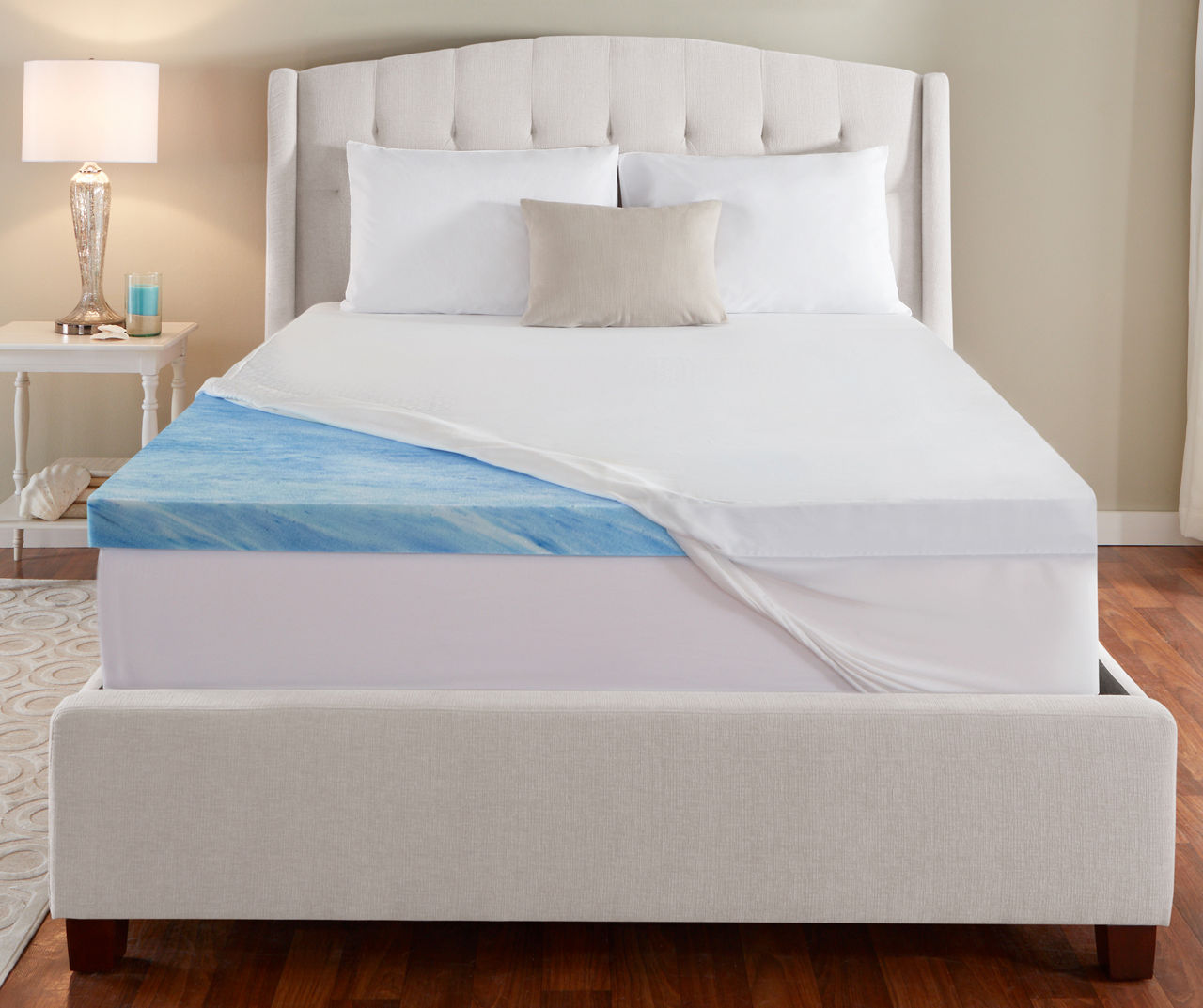 Serta Perfect Sleeper Serta Duocool 3 Gel Memory Foam Mattress Topper