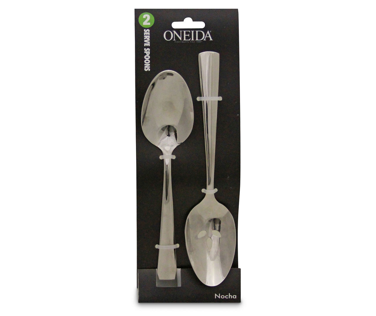 Oneida Nocha Serving Spoons 2Piece Flatware Set Big Lots