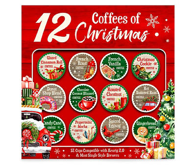 Coffees of Christmas 12-Pack Brew Cups